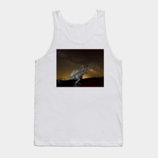 Dinosaur Eating A Milky Way Tank Top